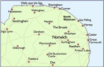 Map of Norfolk